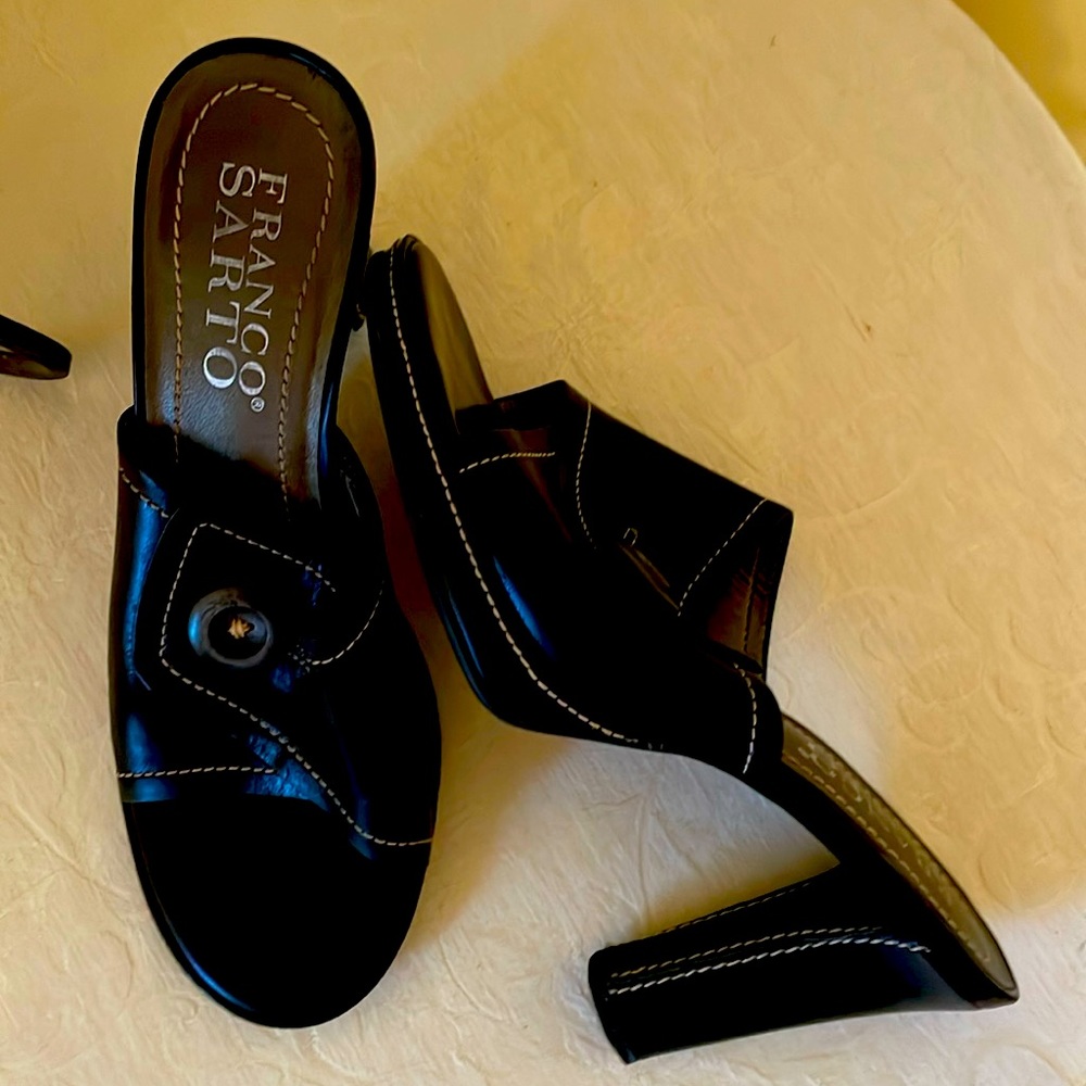 Franco Sarto leather slipons size 8